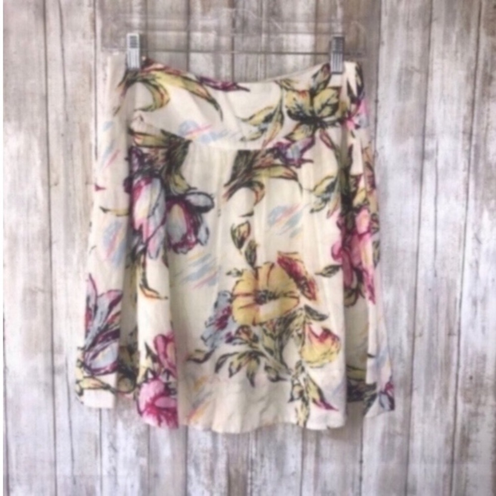 Cabi Floral A-line Skirt - Picture 2 of 8